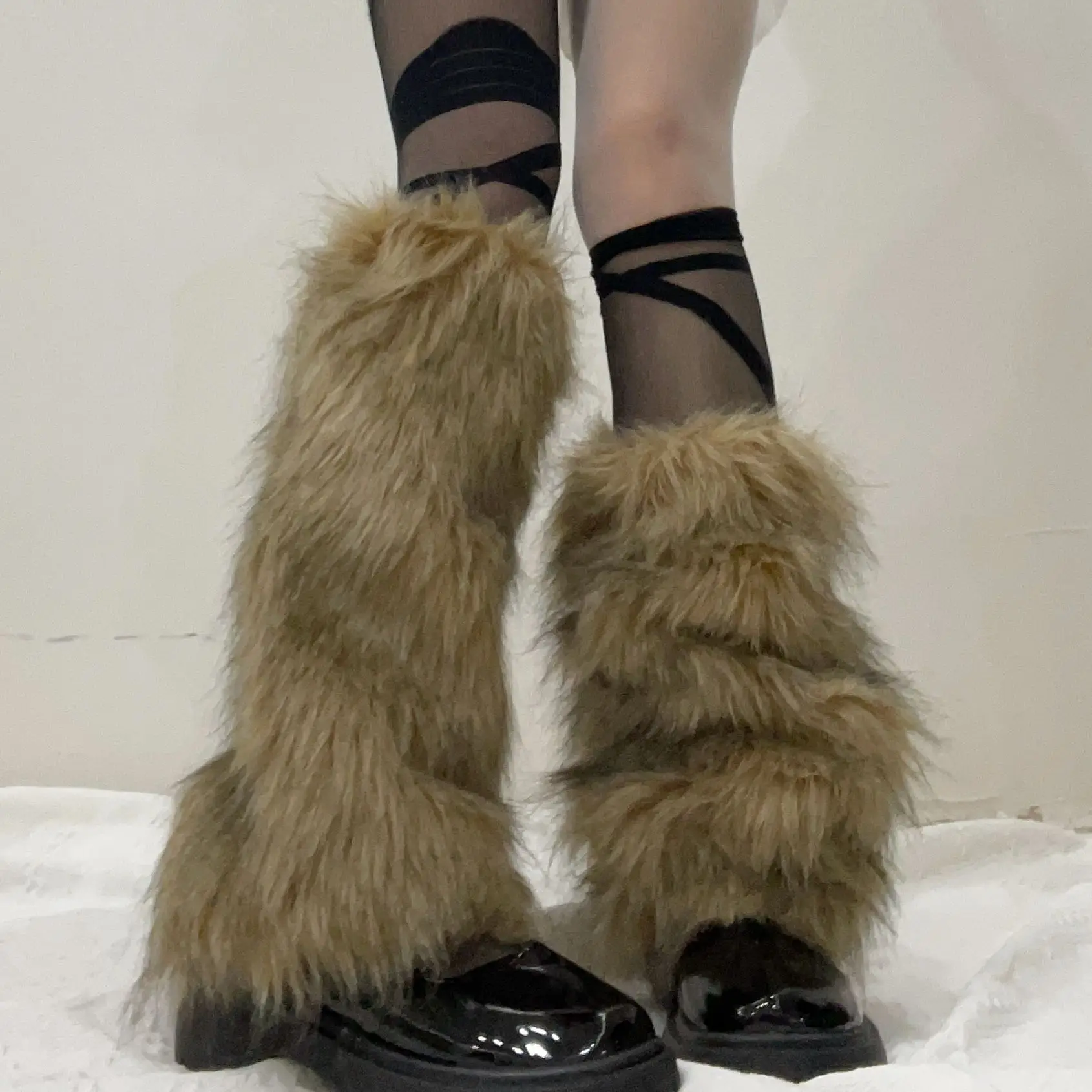 

Autumn Winter Modern Hot Girl Leg Warmers-Y2K Boot Socks European and American Style Slimming Leg Covers,Trendy Sock Sleeves