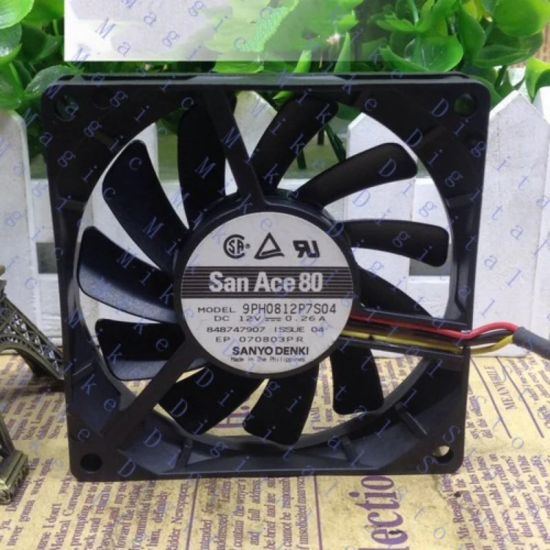 

H One For SANYO New 9PH0812P7S04 12V 0.26A 8015 4-Wire cooling fan