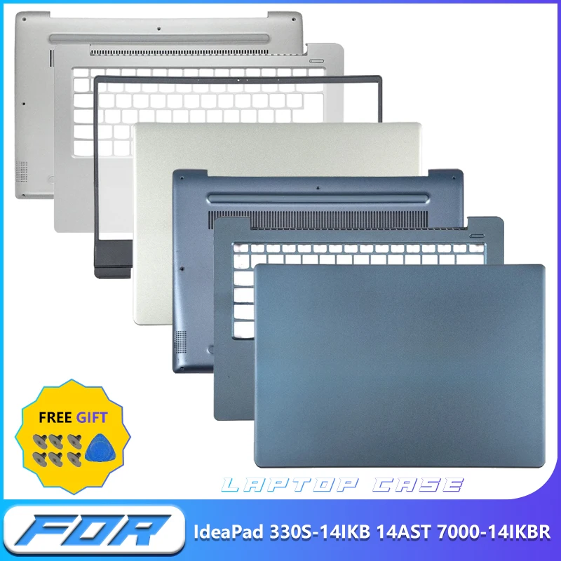 New LCD Back Cover Front Bezel Palmrest Keyboard Bottom Case Hinge Speaker for IdeaPad 330S-14 330S-14IKB 330S-14AST 7000-14IKBR