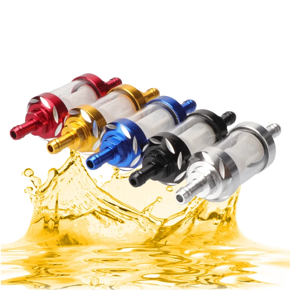 

Универсальный 8 мм алюминиевый сплав с ЧПУ, стеклянный газовый масляный фильтр для мотокросса, грязевого велосипеда, квадроцикла, багги, квадроцикла, детали мотоцикла