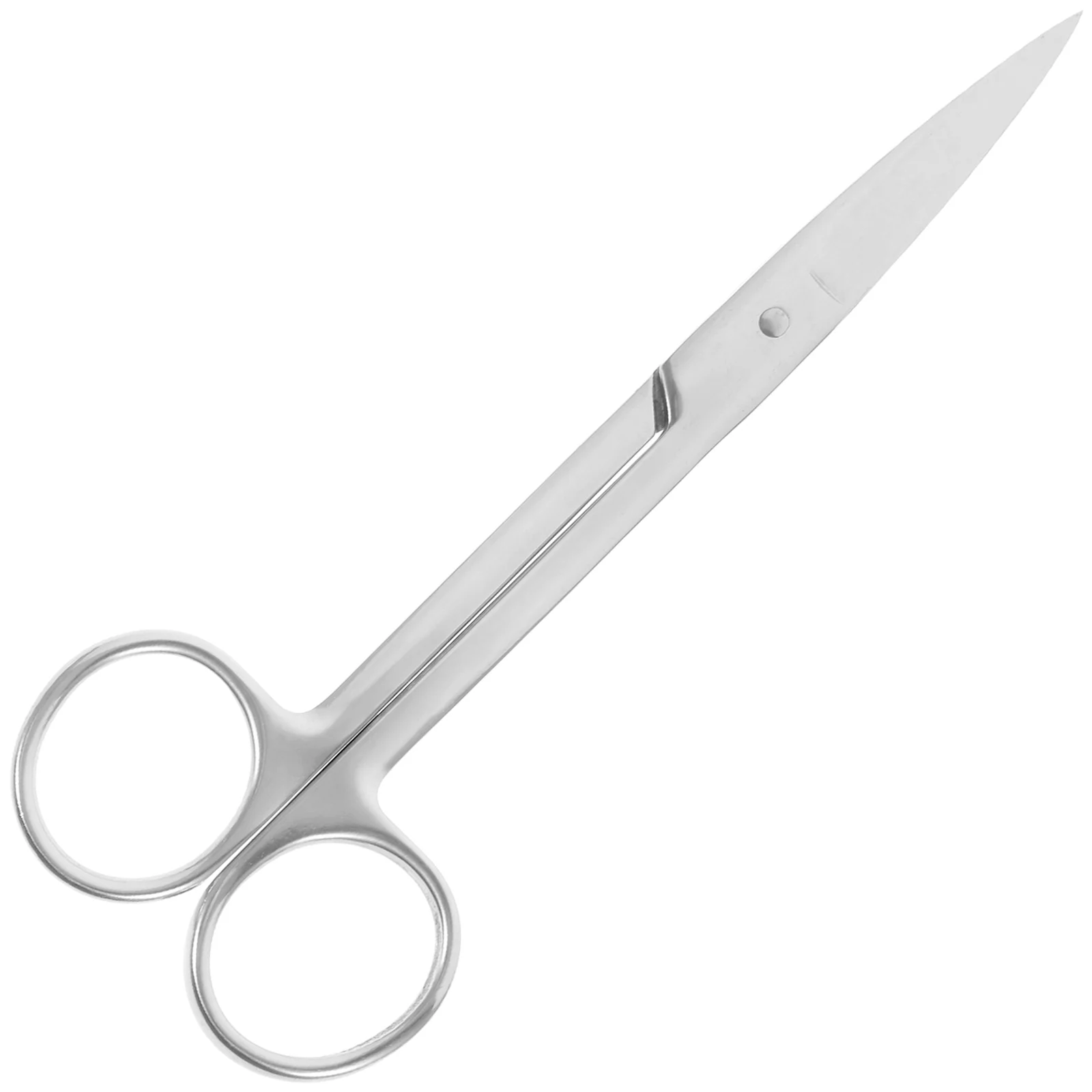 18 CM Rust-resistant Scissors Medical Dissecting Straight Tip Silver Surgical Operating