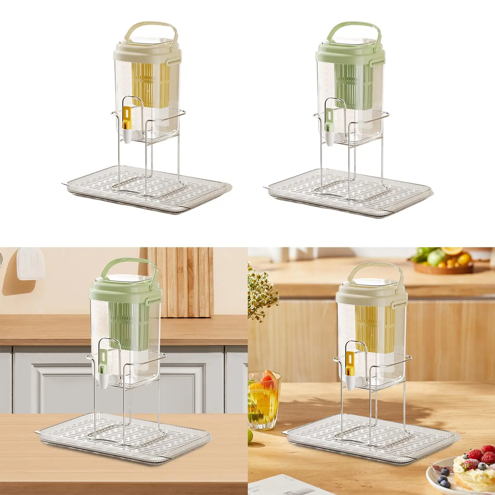 

Beverage Dispenser Cold Water Pitcher Spigot Equipped Portable Cold Brew Pot for