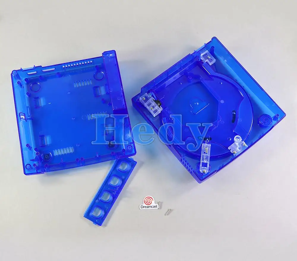 1 قطعة ل SEGA Dreamcast تيار مستمر حامي شل استبدال ألعاب وحدة التحكم حامي صناديق الألعاب اكسسوارات شفافة