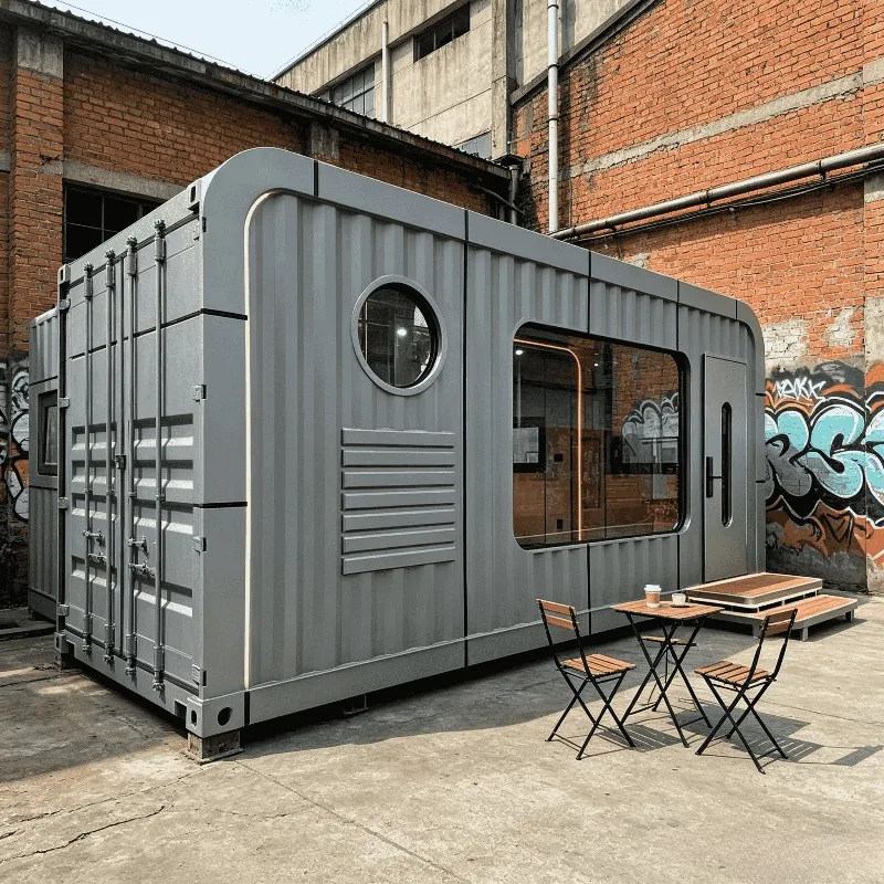 Office Living Container House 20ft Foldable Prefab Tiny Home Portable Modular Mobile Expandable Flat Pack