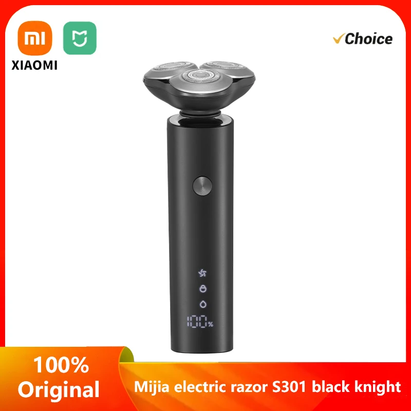 

2025 New XIAOMI MIJIA Electric Shaver S301 Beard Trimmer Machine Shaving Portable Flex Razor IPX7 Washable Trimer Ceramic Blade