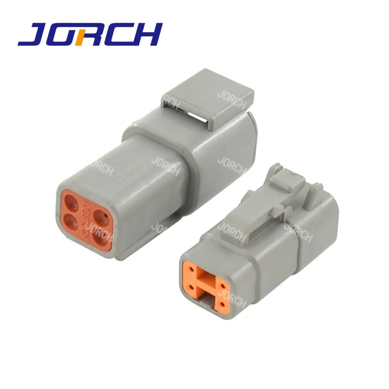 Deutsch DTM impermeável fio conector Kit, plugue selado automotivo com pinos, DTM06-2 3 4 6 8 12S DTM04-2 3 4 6 8 12P, 202pcs