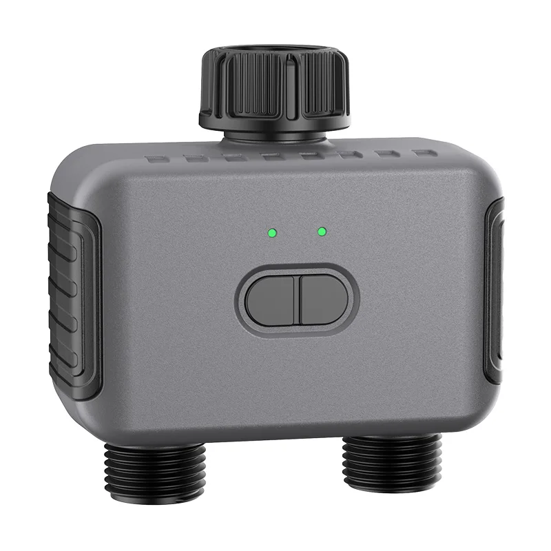 

SGW08MZ Tuya Zigbe Smart Irrigation Timer Dual Zone Weather Delay Programmable Watering Schedules Sprinkler Drip Irrigation