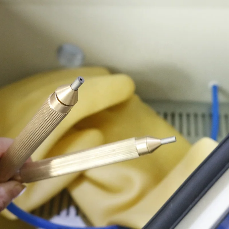 

Dental Twin-pen Double Pen Fine Sand Blaster Sandblaster Unit With LED Bulb 2 Tanks