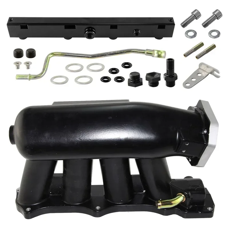 High Volume Fuel Rail Intake Manifold Aluminum70MM Kit For Honda Civic 2006-2011 Acura TSX K20Z3 2004-2008 K24A2 Engine Racing