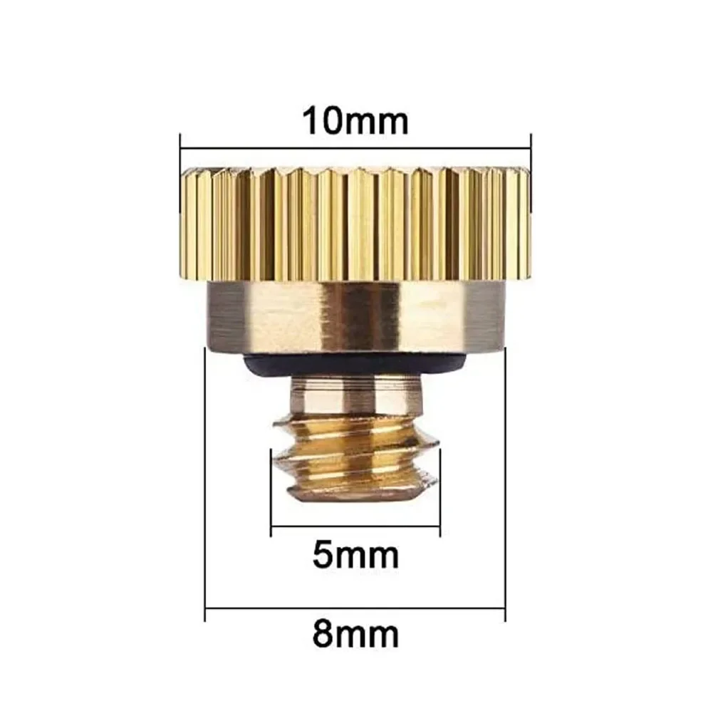 12pcs Threaded Spray Nozzle Plug For Flower Beds Backyard Outdoor Spraying Home Garden Power Tool Replacement Parts