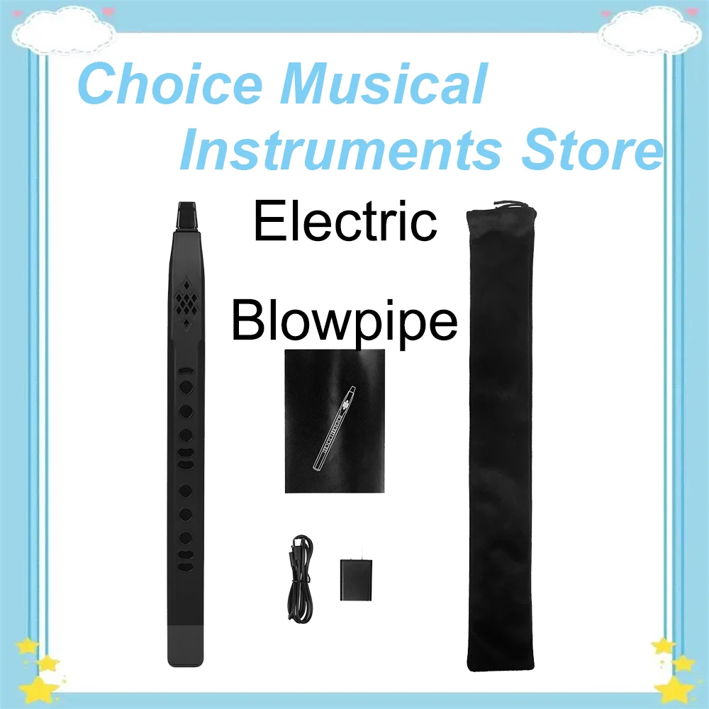 

Mini Digital Electronic Saxophone Blowpipe 13 Tones Sax Flute Clarinet Trumpet Recorder Professional Wind Musical Instruments