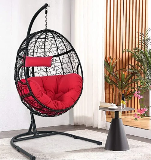 Woqi camping tent  chair for garden  and indoor   rattan Hanging Egg Chair Hammock 