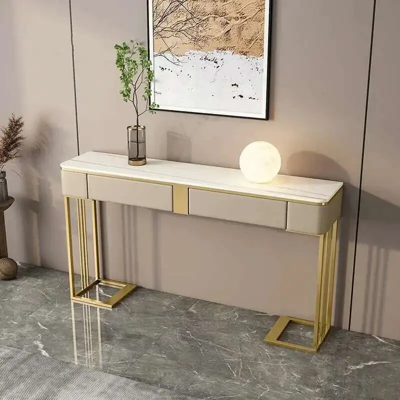 

Home Entry Console Tables Luxury Slate Porch Tables Living Room Furniture Modern Corridor Aisle Wall Porch Cabinet Console Table