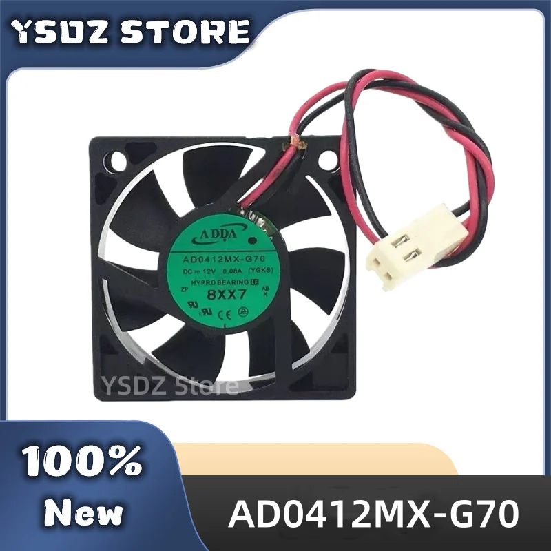 100%New CPU Fan for ADDA AD0412MX-G70 DC12V 0.08A Hydraulic Bearing Silent Cooling Fan 40*40*10MM Fast Shipping