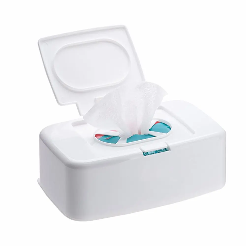 Wet Tissue Box Wipes Dispenser Portable Wipes Napkin Storage Box Holder Container For Car Home Office