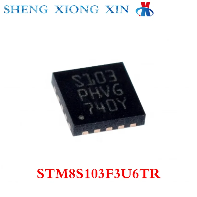 

5pcs/Lot New 100% STM8S103F3U6TR QFN-20 8-bit Microcontroller -MCU S103 Integrated Circuit