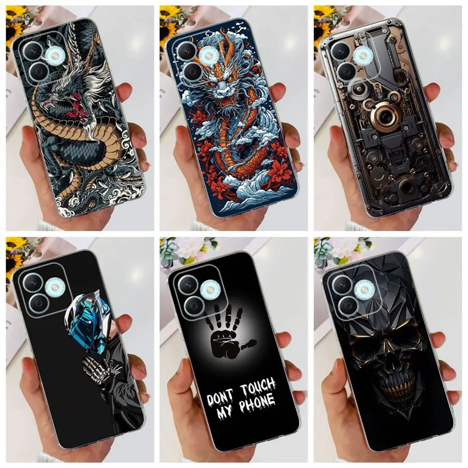 Lovely Printing Case For Honor X60i 5G Soft Silicone TPU Back Cover For HonorX60i X 60i LYN-AN00 Phone Cases