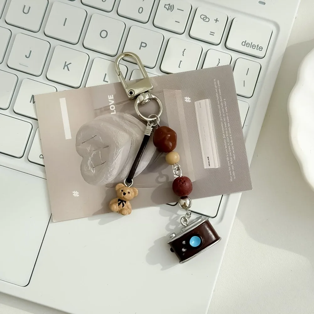Christmas Phone Strap Red Apple Keychain Cute Gift for Women Girls Phone Accessories Bag Charm