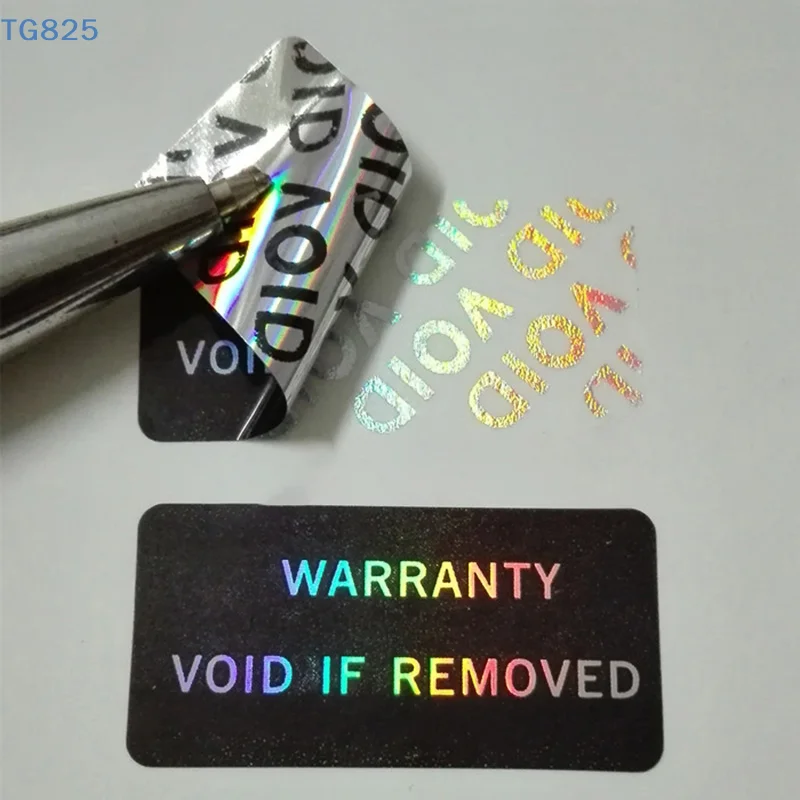 【AN】【AN】100Pcs Warranty Protection Sticker Security Seal Brittle Paper Tamper Proof Warranty Void Label Stickers Adhesive Label