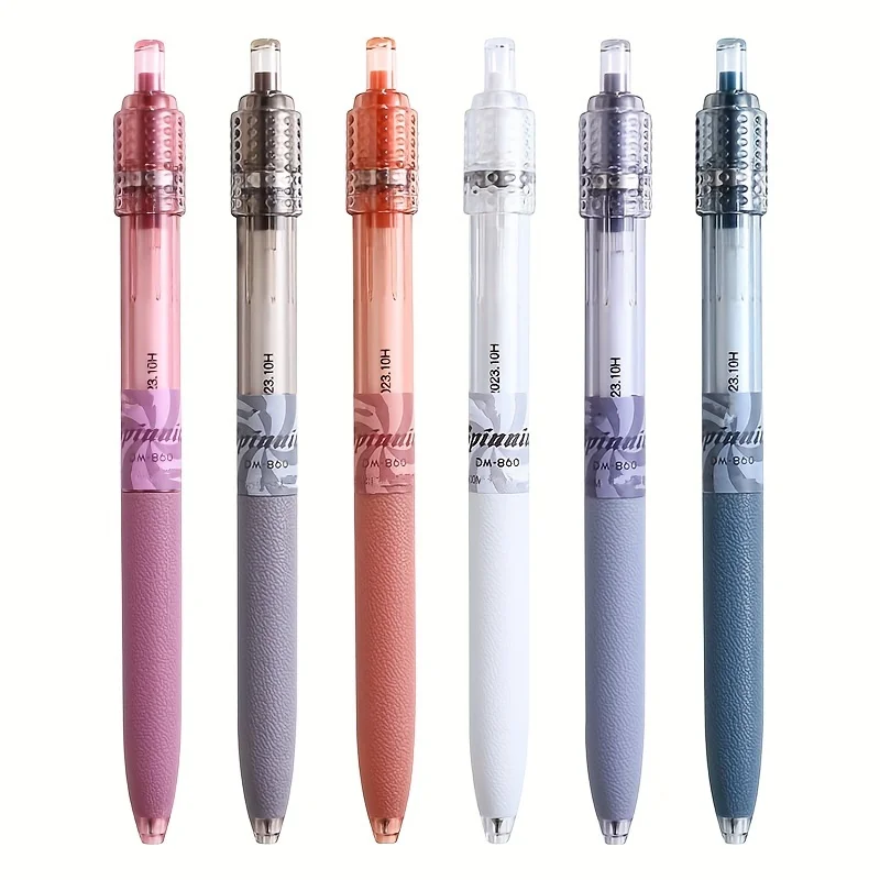 Decompression Rotating Massage Bump Point Gel Pen 0.5mm Fine Character Quick Drying Black Ink - Enjoy The Enjoyable Writing