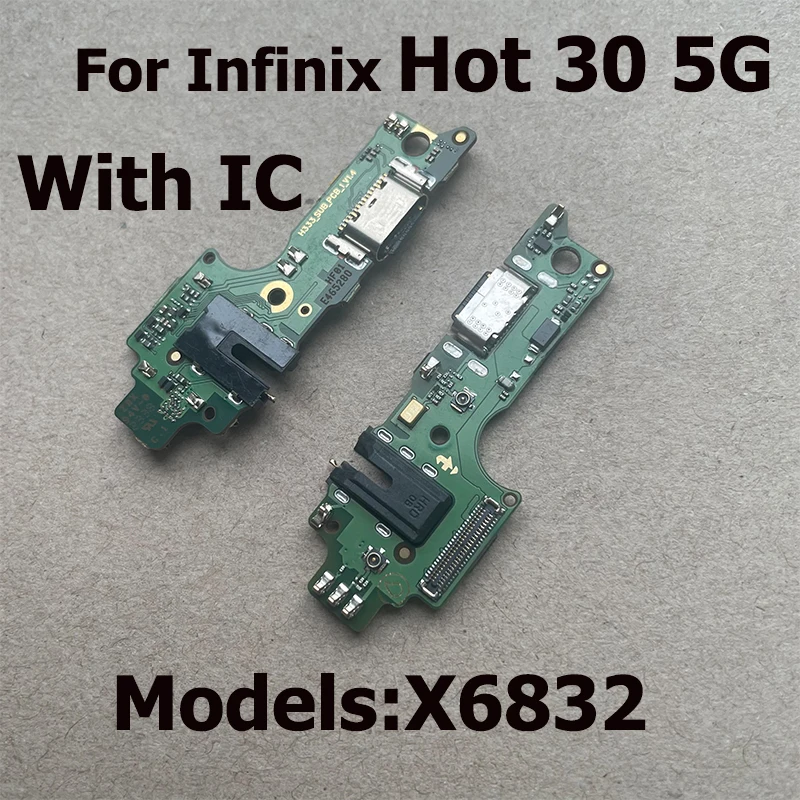 New For Infinix Hot 30 30i Play NFC 5G USB Charging Dock Board Connector Fast Charger Port Plug Flex Cable