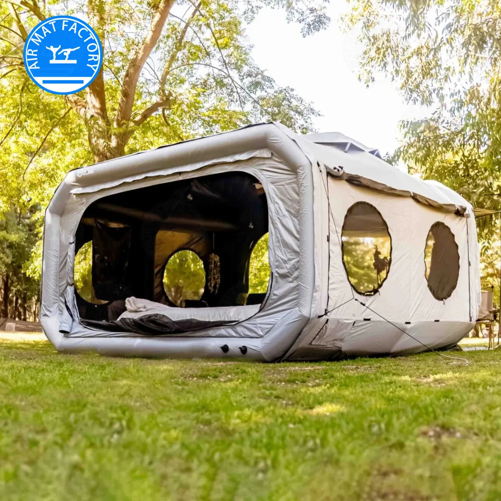 Cápsula espacial inflable, cápsula de Glamping terrestre, cabina de aire portátil impermeable para 4 estaciones, para vida al aire libre y acampada de aventura