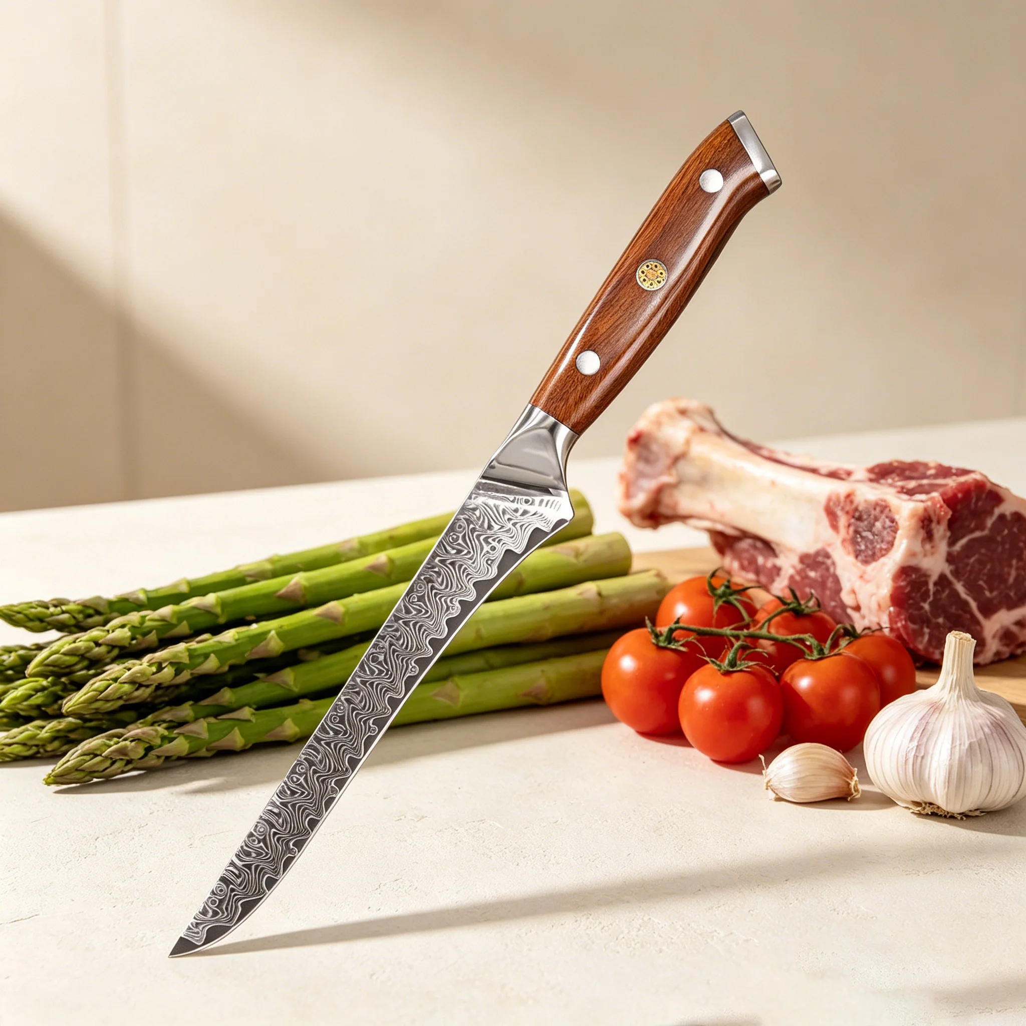 Boning Knife Handmade Forged Kitchen Knive Cleaver Cooking Knife Fish Fruit Vegetable Knife Utility Cooking Tools Kitchen Stuff