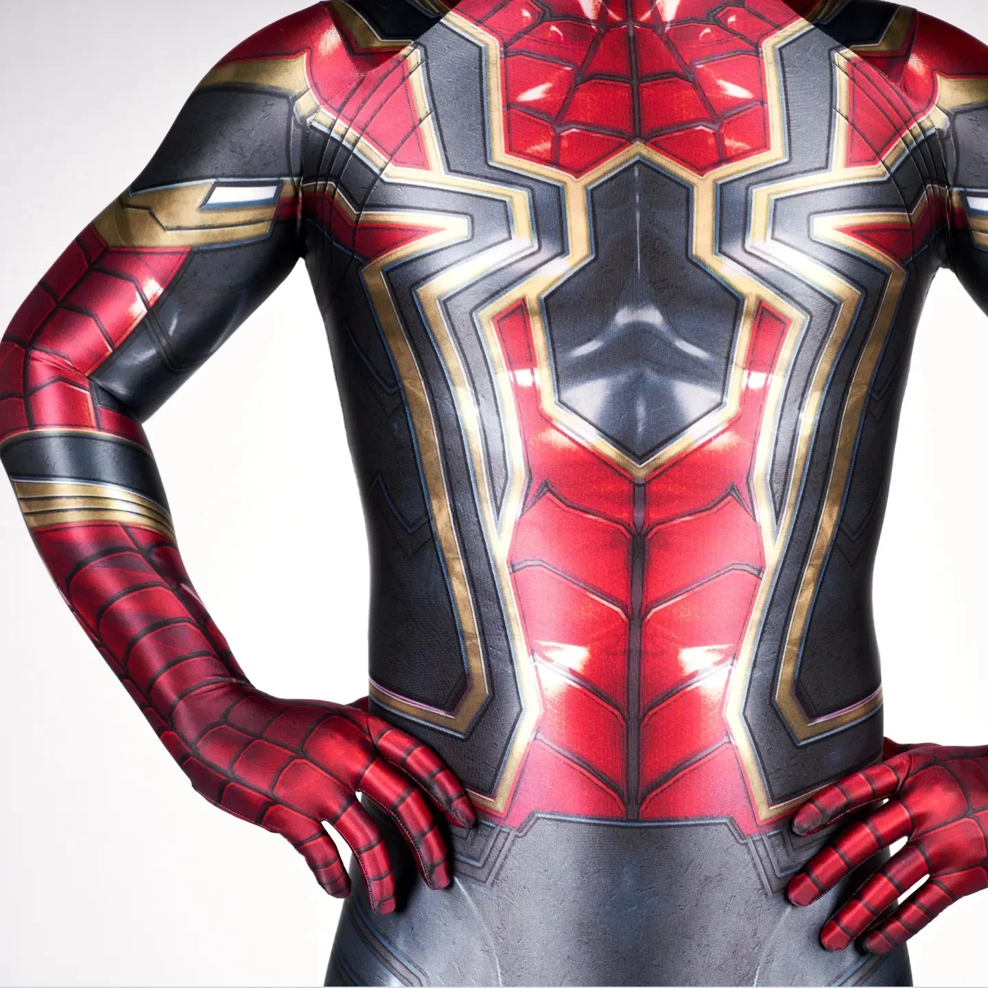 NWH Iron Spiderman Cosplay 3D Printed Spandex No Way Home Spider Boy Halloween Costume Bodysuit Zentai Outfits Adult Christmas