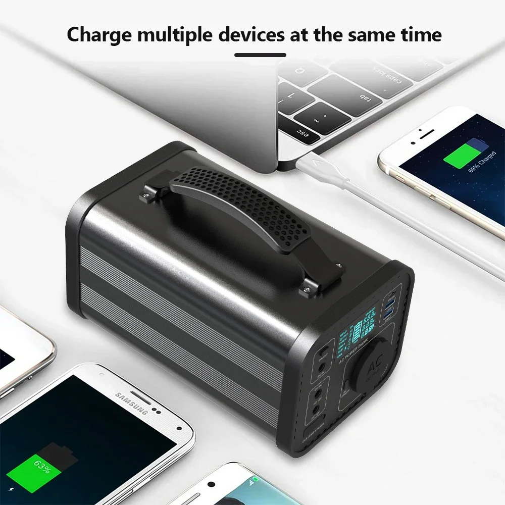 Banco de energía para portátil, 80000Mah, Ngoài, Trời, Pin, Nau NG, lưng NG, Mặt, Trời, 12V, 300W