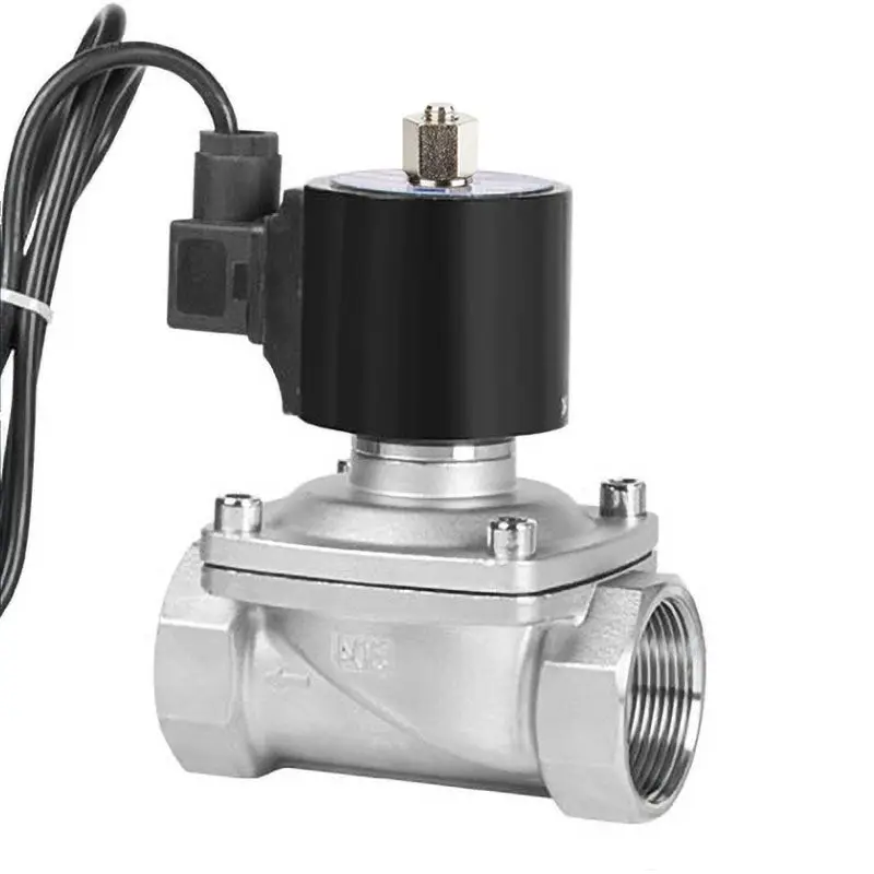 

1-1/2" Normally Open Fountain Solenoid Valve 220V 110V 24V 12V Stainless Steel Waterproof Solenoid Valves For Underwater