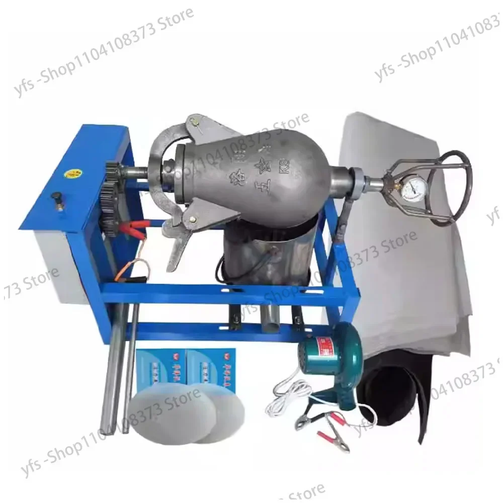 Automatic Chinese Cannon Old-Fashioned Rice Corn Puffing Equipment  Gas Popcorn Making Machine