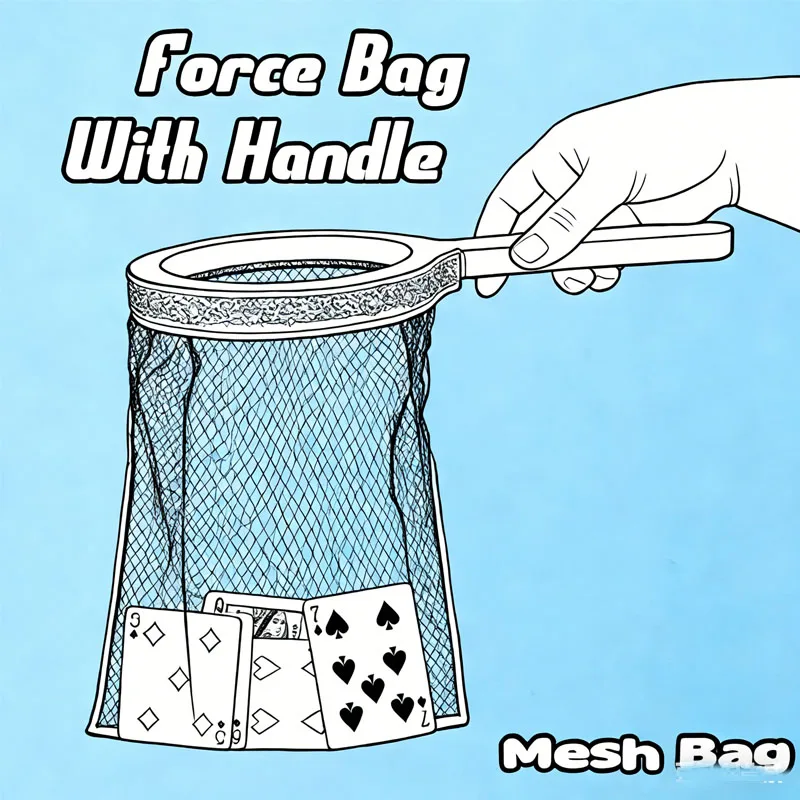 

Force Bag (Mesh Bag) with Handle Magic Tricks Mind Bag Appearing Vanishing Magia Magician Stage Illusions Mentalism Prop