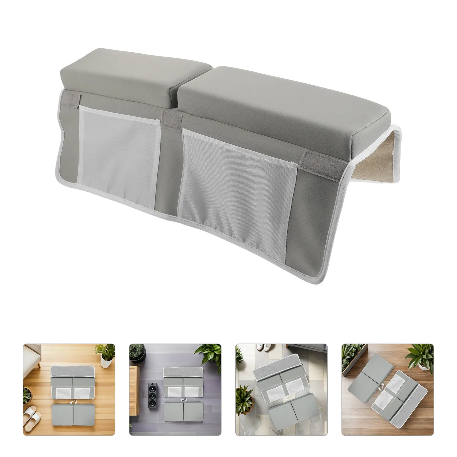 1set-baby-bath-kneeler-elbow-rest-pad-breathable-pocket-mat-nonslip-suction-cups-baby-bathtub-cushion-stable-support-for-infant