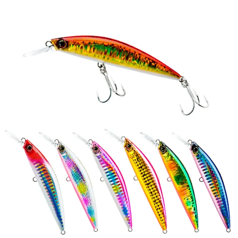 90mm 27g 110mm 37g Sinking Minnow Lure Diving Trolling Japanese Fishing Wobblers Artificial Bait Isca Pesca Minnow Bass lure