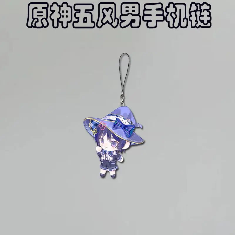Game Genshin Impact Beast's Ears Wind Boy Student Acrylic Brooch Pin Cosplay Badge Jewelry Accessories For Clothes Backpack Gift