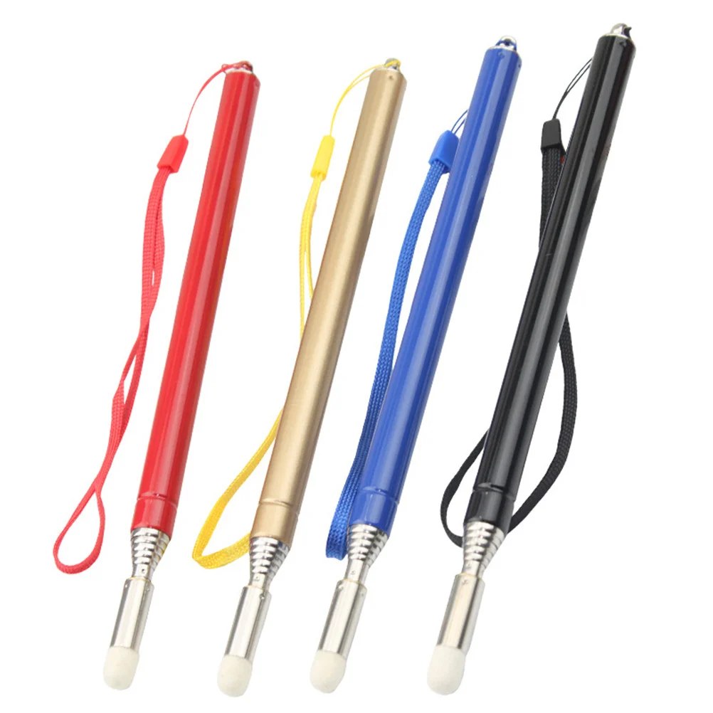 Telescopic Teachers Pointer Stainless Steel Red Retractable Portable Handheld Classroom Presenter Pointer Non Slip Handle