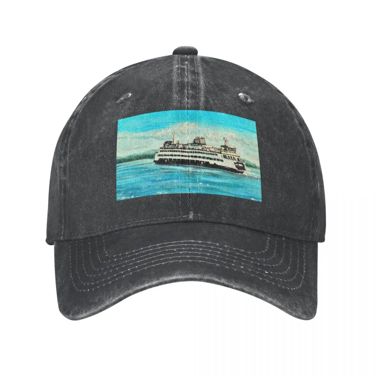 

Ferry Painting Baseball Cap Thermal Visor Designer Hat Beach Hat Caps For Women Men'S