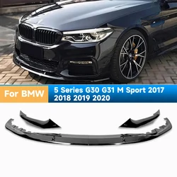For BMW 5 Series G30 G31 M Sport 2017 2018 2019 2020 Car Front Bumper Lip Splitter Spolier Diffuser Body Kit M-Performance