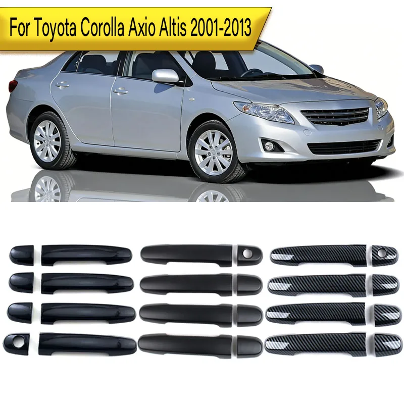 

For Toyota Corolla Axio Altis 2001 2002 2003 2004 2005-2013 Door Handle Cover Decorative Trim Pieces ABS Decorative Stickers