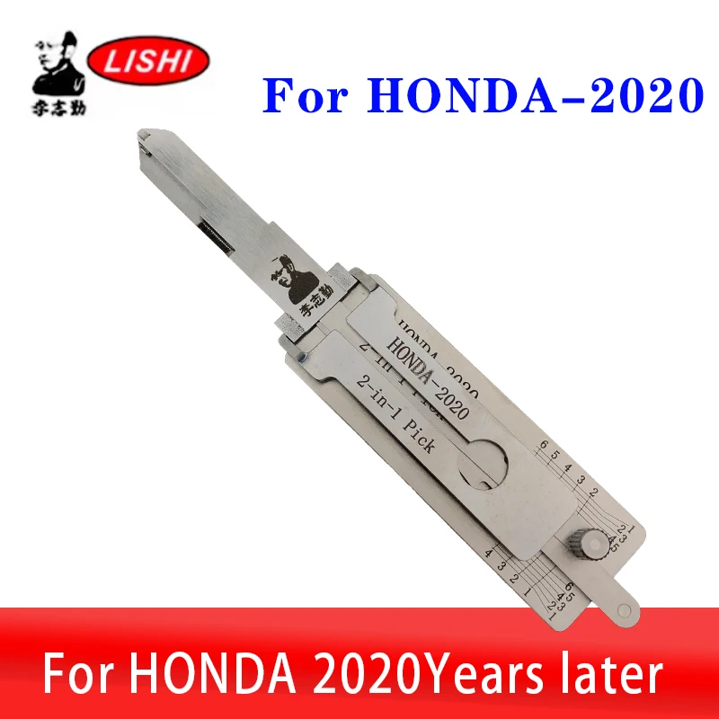 Original For HONDA-2020 LISHI 2in1 For HONDA 2020 Years Later Decoder Car Door Open Tool Lock Pick Tool Locksmiths Tool