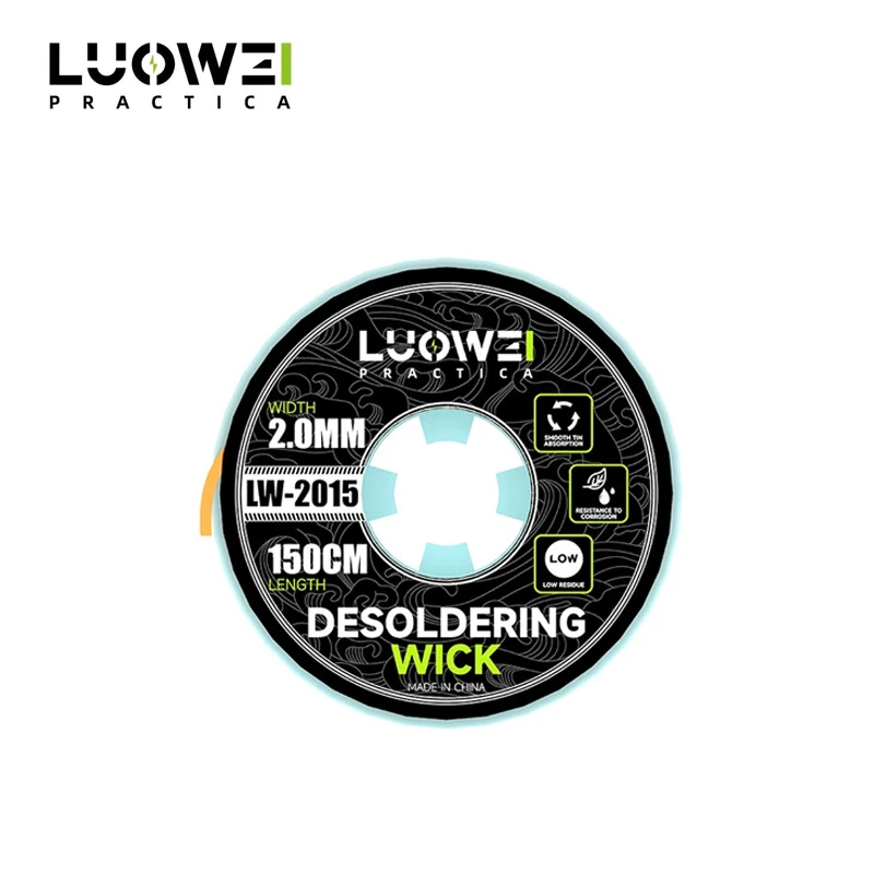 LUOWEI original tin absorption line for cleaning welding spot tin slag removal PCB de-welding motherboard CP2015