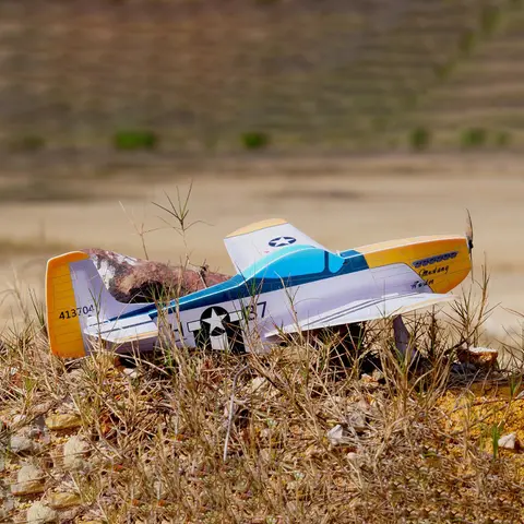 P51 Kit PNP Fixed-wing Aircraft PP Magic Board Aircraft Assembly Aviation Model Fighter Jet Mustang Model Aircraft DIY