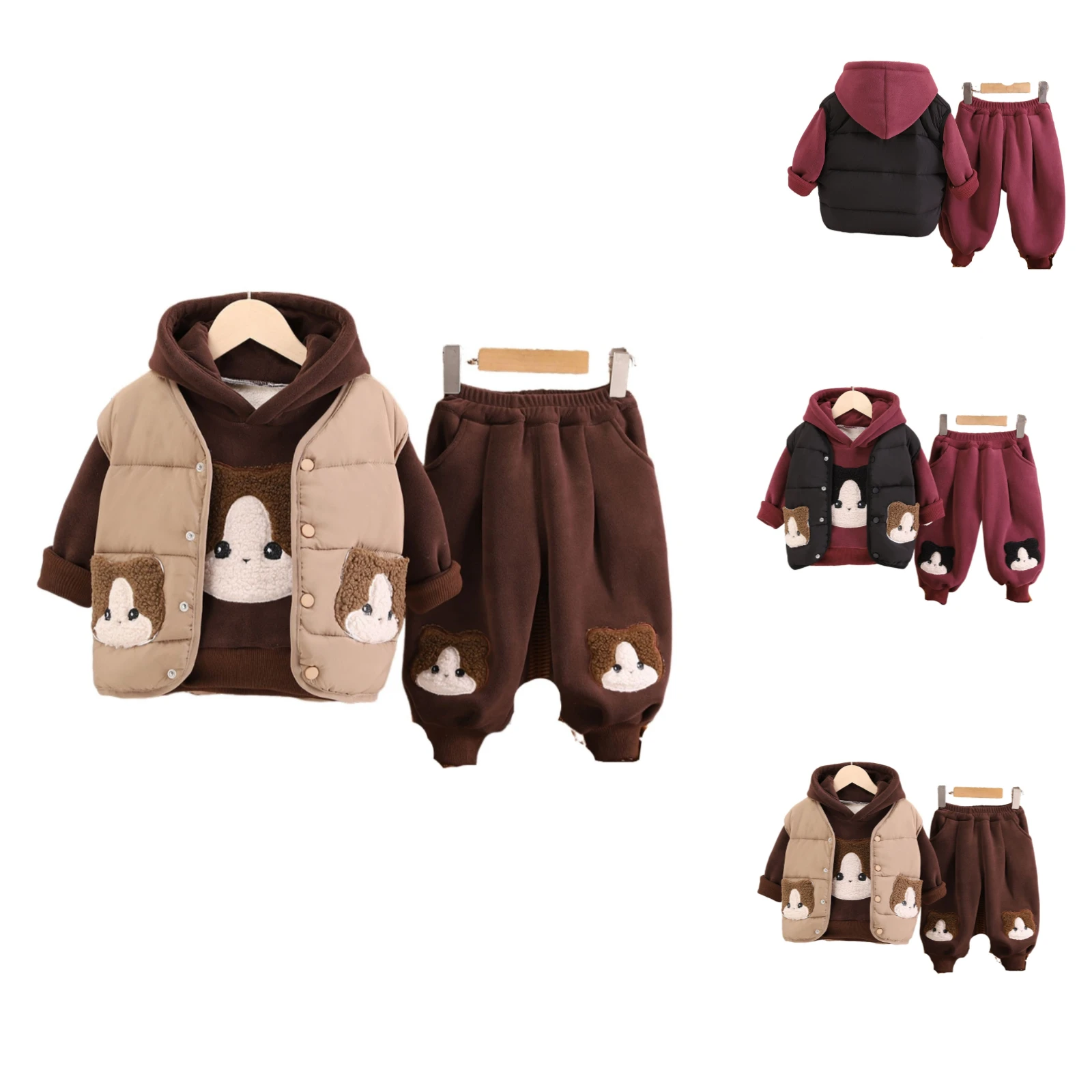 

Autumn Winter Children'S Clothing Suit Outfits Casual Children Clothes Sets Kids Casual Long Sleeve Set Comfortable Daily Wear