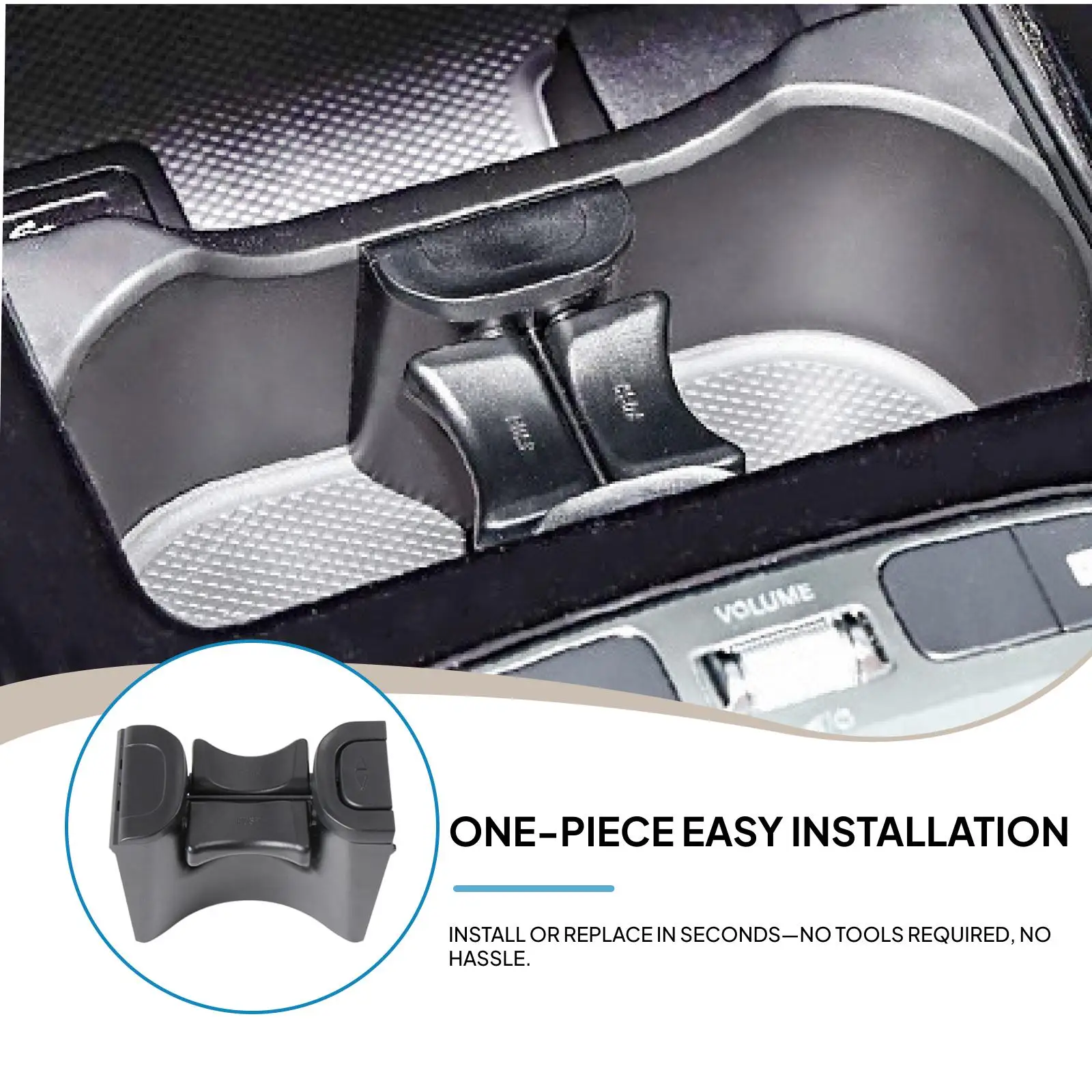 Center Console Cup Holder Insert Divider A1778109703 Interior Accessories