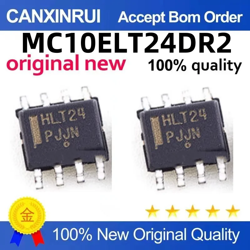 （10 pieces）MC10ELT24DR2 HLT24 SOP-8 Differential ECL Converter