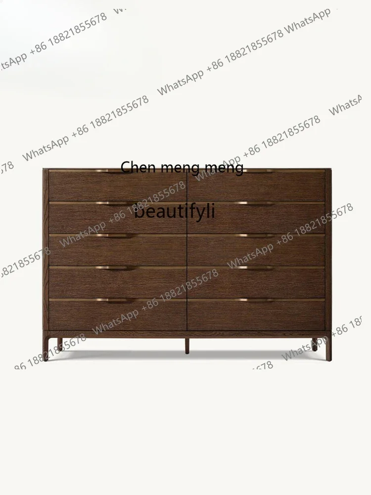 NQ52 Hot sales  French light luxury, bedroom chest of drawers, entrance storage cabinet, bedside locker, solid wood living room