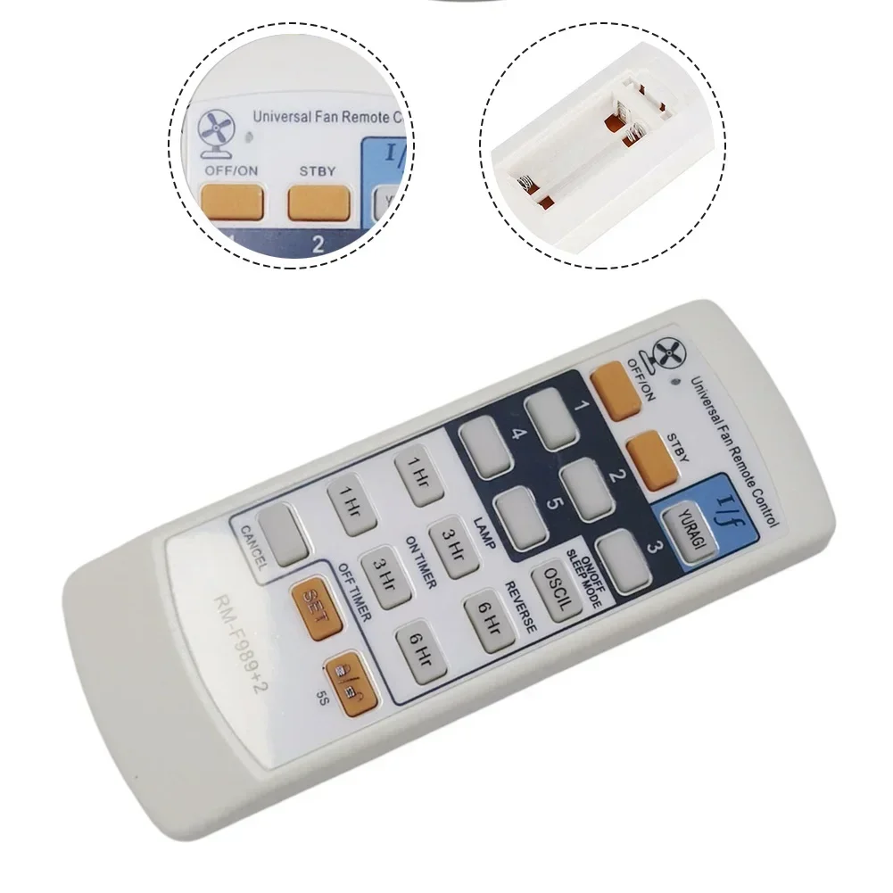 General Electric Fan Remote Control Replacement Remote Controller FAN-989V Compatible With Various Electric Fans