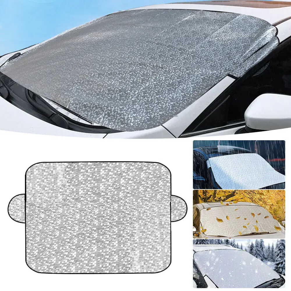 

Heavy Duty Car Windscreen Cover Ice Frost Snow Windshield Protector Sun Shade