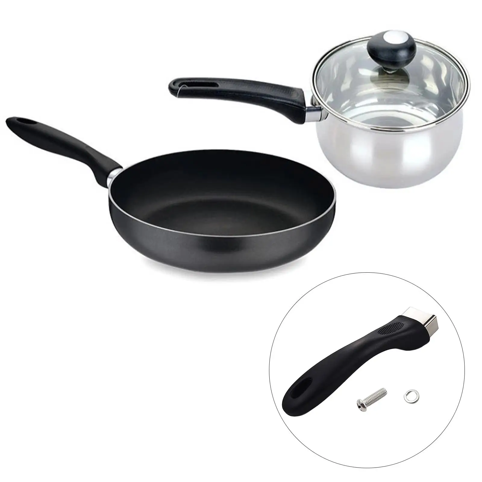 

Ожоговая бакелитовая ручка для кастрюли, ручка для кастрюли, универсальная сменная ручка для кастрюли, ручка для посуды, ручка для кастрюли для домашней кулинарии