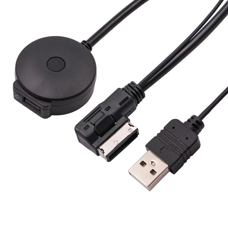 for Media In AMI MDI Audio Aux USB Female Bluetooth Adapter for MMI 2G VW Audi A4 A6 Q5 Q7 Connectors view 3